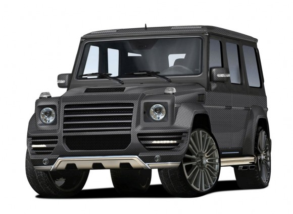 The Mercedes Benz G55 AMG has been completely tuned up by MANSORY 